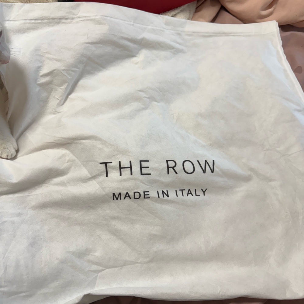 The Row Margaux Bag Brown Suede